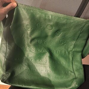 Marc Jacobs Vibrant Green Tote Bag